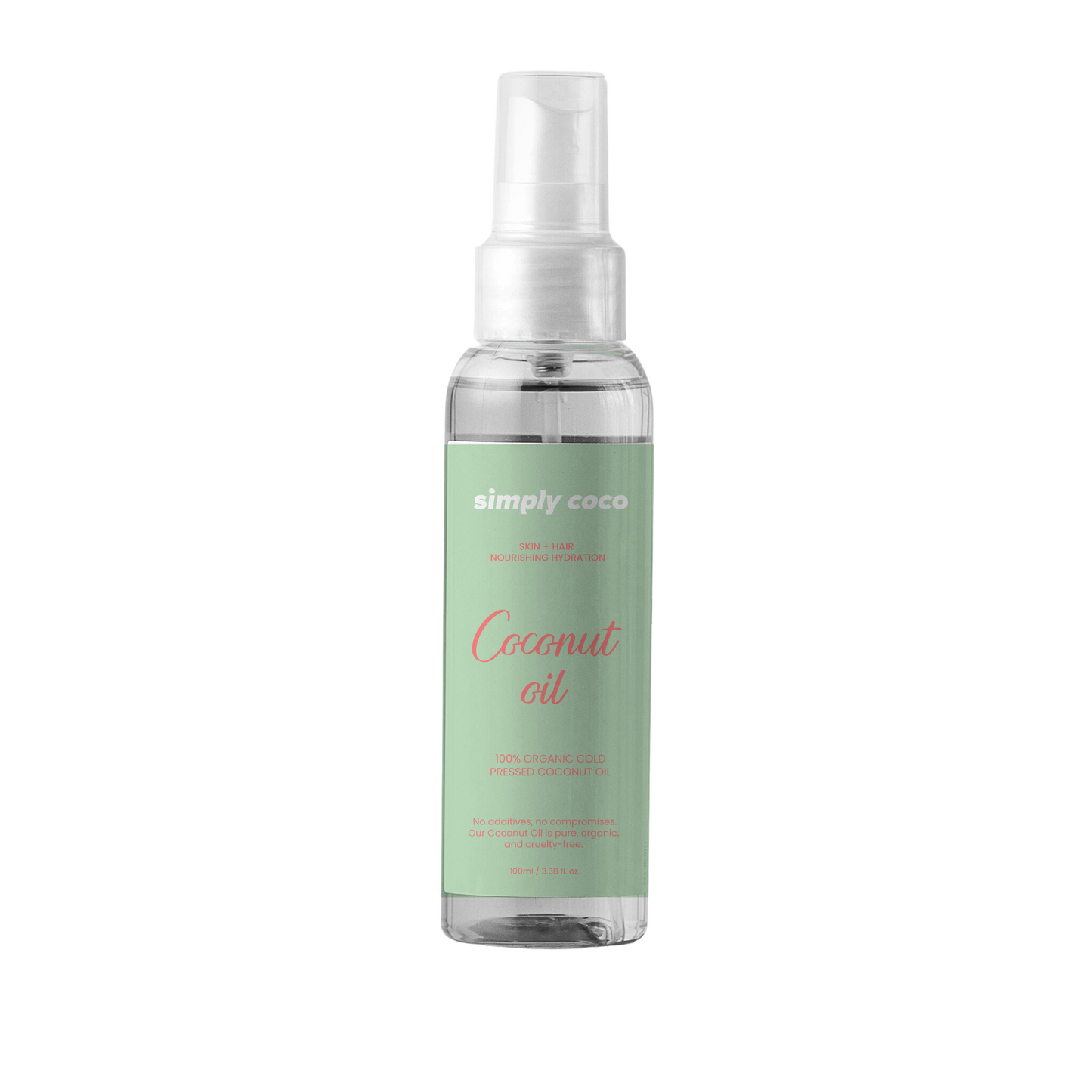 Organic cold pressed coconut oil spray 150 ml